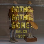 Αυτοκολλητο Εκπτωσεων GONE NEON SALES