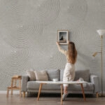 Αυτοκόλλητη Ταπετσαρία τοίχου SAND ZEN PATTERN