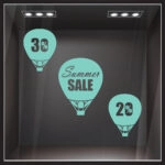 Αυτοκολλητο Εκπτωσεων SUMMER BALLOONS SALE