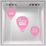 Αυτοκολλητο Εκπτωσεων SUMMER BALLOONS SALE