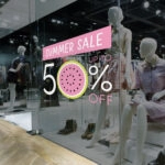 Αυτοκoλλητο Εκπτωσεων SUMMER SALE WATERMELON