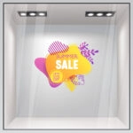 Αυτοκoλλητο Εκπτωσεων SUMMER SALE SAND