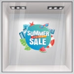 Αυτοκoλλητο Εκπτωσεων SUMMER SALE ELEMENTS