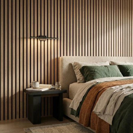 Διακοσμητικό Panel τοίχου με 3D πηχάκια ACOUSTIC 1050 SONOMA OAK Πλάτος 60cm - υψος 278cm - Πάχος 9mm - Πανελ τοίχου με 3D πηχάκια