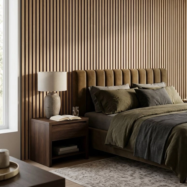 Διακοσμητικό Panel τοίχου με 3D πηχάκια ACOUSTIC 1050 SONOMA OAK Πλάτος 60cm - υψος 278cm - Πάχος 9mm
