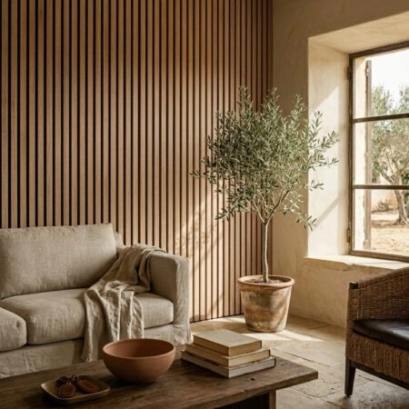 Διακοσμητικό Panel τοίχου με 3D πηχάκια ACOUSTIC 1050 SONOMA OAK Πλάτος 60cm - υψος 278cm - Πάχος 9mm - Πανελ τοίχου με 3D πηχάκια Sticky 2