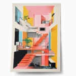 Πόστερ ARCHITECTURAL DESIGN WITH PASTEL COLORS