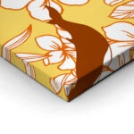 OUTLET Πινακας σε καμβά HIBISCUS WHALE 65cm x 65cm