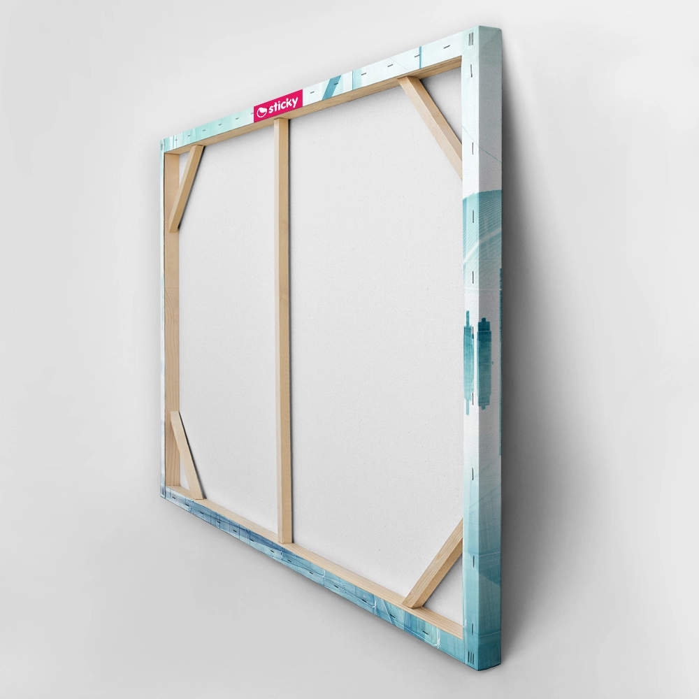 OUTLET Canvas Wall Art CITY REFLECTION 100cm x 65cm