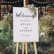Πινακας σε καμβά WELCOME TO OUR WEDDING 2 - Πινακες σε καμβα