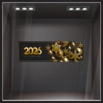 Χριστουγεννιάτικο αυτοκόλλητο HAPPY NEW YEAR 2026