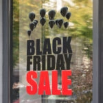 Αυτοκολλητο Εκπτωσεων BLACK FRIDAY BALLOONS