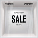 Αυτοκολλητο Εκπτωσεων BLACK FRIDAY BOX