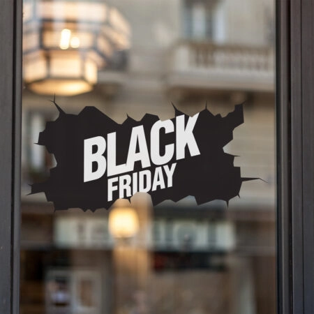 Αυτοκολλητο Εκπτωσεων BLACK FRIDAY BREAK - Black Friday Sticky 2