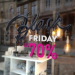 Αυτοκολλητο Εκπτωσεων BLACK FRIDAY MELT