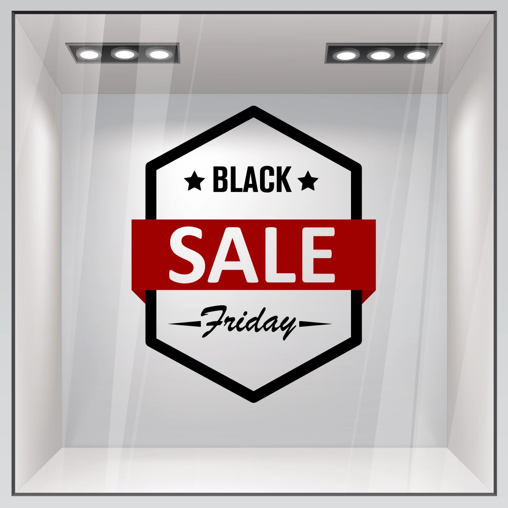Αυτοκολλητο Εκπτωσεων BLACK FRIDAY SALE