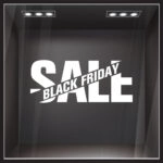 Αυτοκολλητο Εκπτωσεων BLACK FRIDAY STRIPE