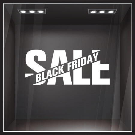 Αυτοκολλητο Εκπτωσεων BLACK FRIDAY STRIPE - Black Friday