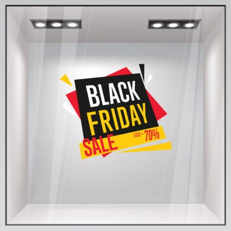 Αυτοκολλητο Εκπτωσεων BLACK FRIDAY 2 - Black Friday