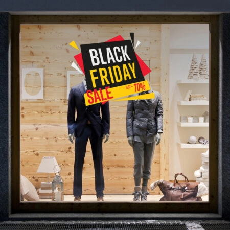 Αυτοκολλητο Εκπτωσεων BLACK FRIDAY 2 - Black Friday Sticky 1