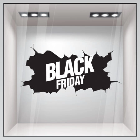 Αυτοκολλητο Εκπτωσεων BLACK FRIDAY BREAK - Black Friday