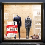 Αυτοκολλητο Εκπτωσεων BLACK FRIDAY SUPER