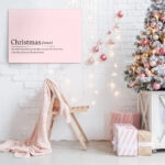 Πινακας σε καμβά CHRISTMAS NOUN