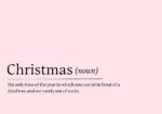 Πινακας σε καμβά CHRISTMAS NOUN
