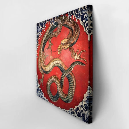 Πίνακας σε καμβά HOKUSAI - DRAGON - Hokusai Katsushika Sticky 3