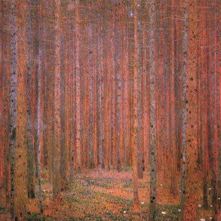 Πίνακας σε καμβά KLIMT - TANNENWALD - Gustav Klimt Sticky 6