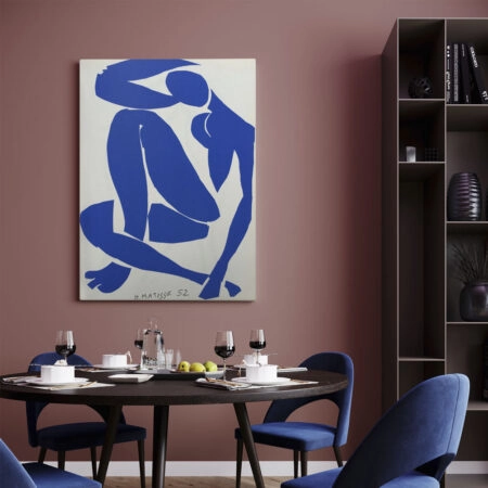 Πινακας σε καμβά MATISEE - NU BLEU IV - Henri Matisse