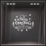 Χριστουγεννιάτικο αυτοκόλλητο MERRY CHRISTMAS WISH