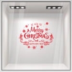 Χριστουγεννιάτικο αυτοκόλλητο MERRY CHRISTMAS WISH