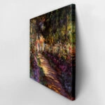 Πίνακας σε καμβά MONET - A PATHWAY IN MONET'S GARDEN GIVERNY