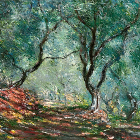 Πινακας σε καμβά MONET - OLIVE TREE IN MORENO GARDEN - Monet Claude Sticky 7