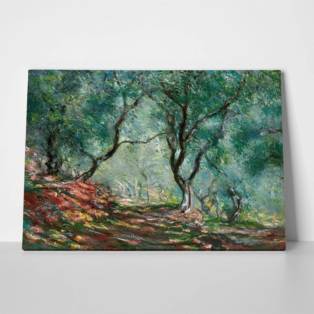 Πινακας σε καμβά MONET - OLIVE TREE IN MORENO GARDEN