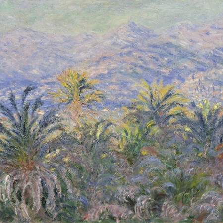 Πινακας σε καμβά MONET - PALM TREES AT BORDIGHERA - Monet Claude Sticky 5
