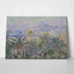 Πινακας σε καμβά MONET - PALM TREES AT BORDIGHERA