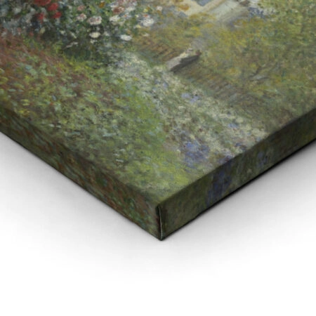 OUTLET Πινακας σε καμβά MONET - THE ARTIST'S GARDEN IN ARGENTEUIL 140cm x 100cm - OUTLET Sticky 2