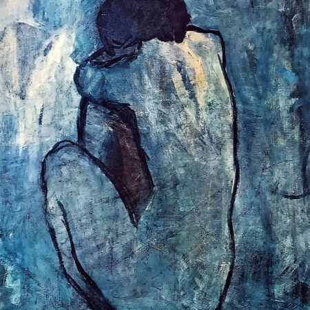 Πινακας σε καμβά PICASSO - BLUE NUDE - Pablo Picasso Sticky 6