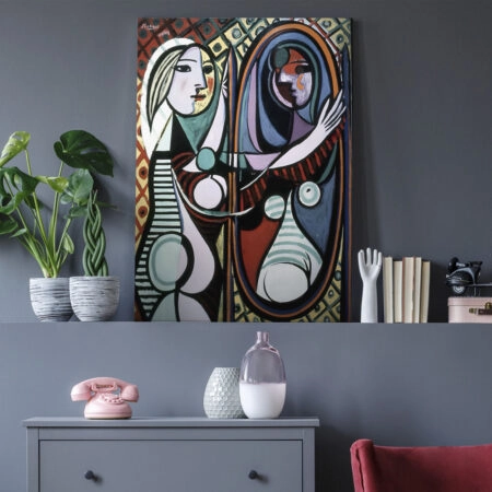 Πινακας σε καμβά PICASSO - GIRL BEFORE A MIRROR - Pablo Picasso