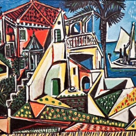 Πινακας σε καμβά PICASSO - MEDITERRANEAN LANDSCAPE - Pablo Picasso Sticky 11