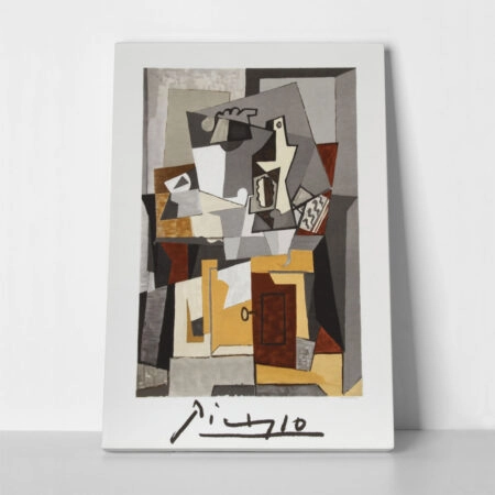 OUTLET Πινακας σε καμβά PICASSO - NATURE MORTE A LA PORTE ET A LA CLEF 65cm x 100cm - OUTLET Sticky 1