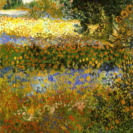 Πινακας σε καμβά VAN GOGH - GARDEN IN BLOOM ARLES - Vincent Van Gogh Sticky 6