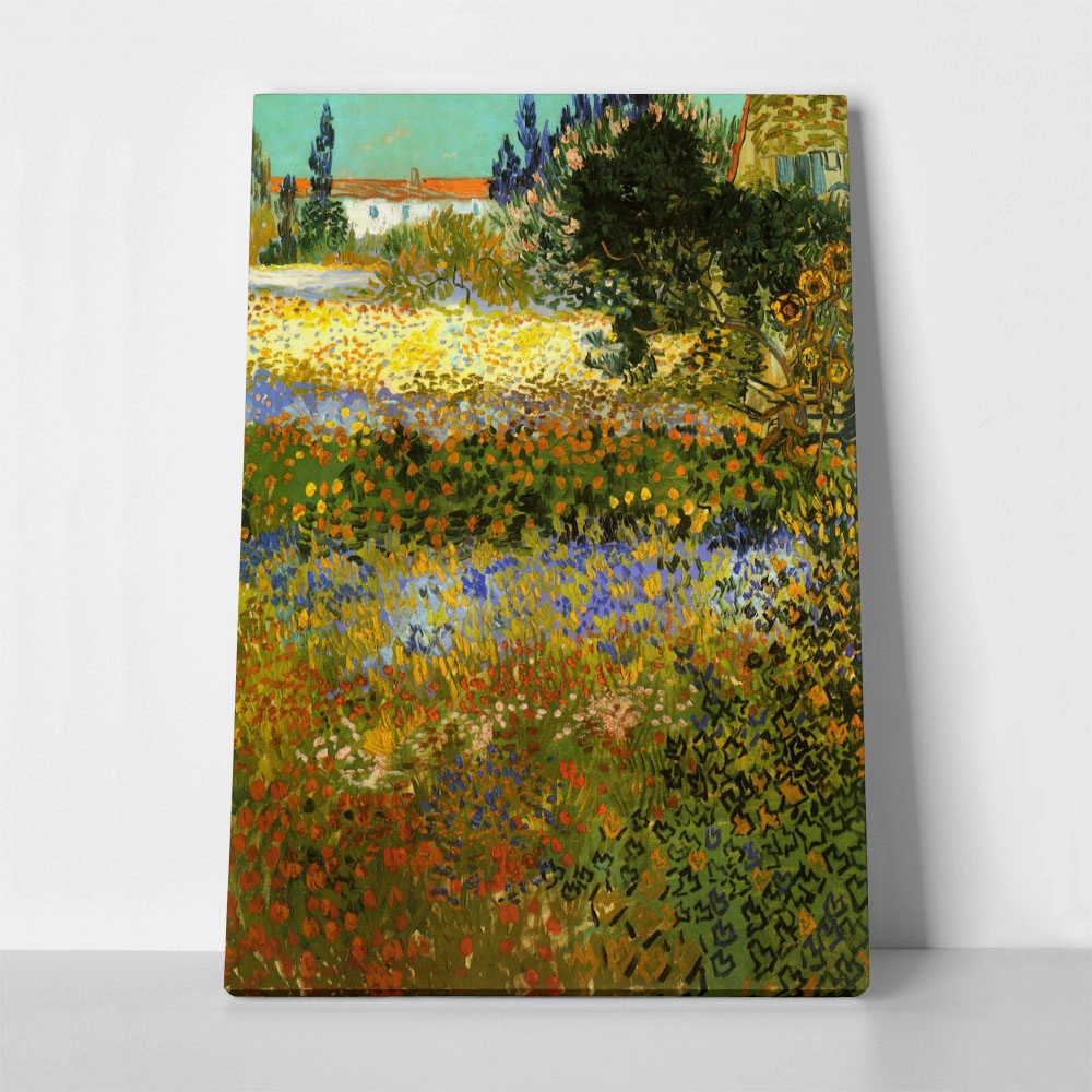 Πινακας σε καμβά VAN GOGH - GARDEN IN BLOOM ARLES