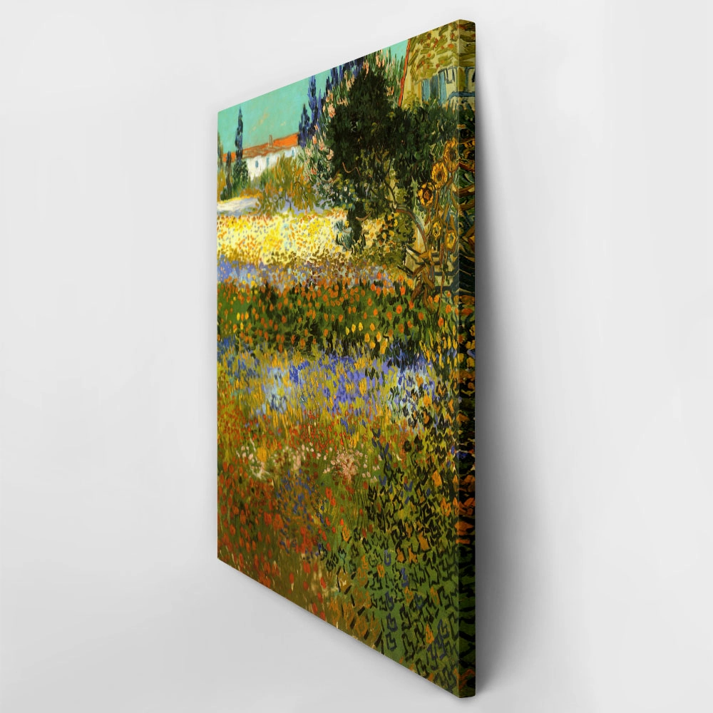 Πινακας σε καμβά VAN GOGH - GARDEN IN BLOOM ARLES