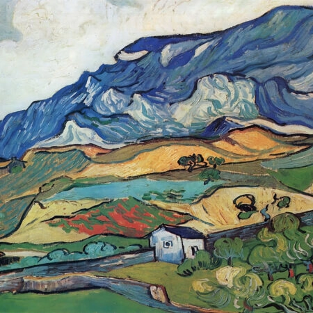 Πινακας σε καμβά VAN GOGH - LES ALPILLES - Vincent Van Gogh Sticky 6