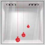 Χριστουγεννιάτικο αυτοκόλλητο XMAS BALLS 2