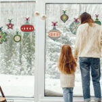 Χριστουγεννιάτικο αυτοκόλλητο XMAS BALLS C1