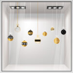 Χριστουγεννιάτικο αυτοκόλλητο XMAS BALLS C3